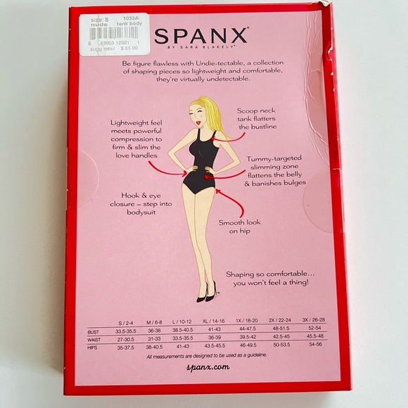SPANX TANK BODYSUIT, SIZE SMALL - Picture 2 of 5